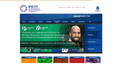 Desktop Screenshot of ipicyt.edu.mx